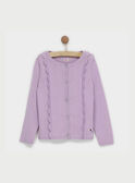 Cardigan malva ROLIJAETTE / 19E2PFD1CAR328