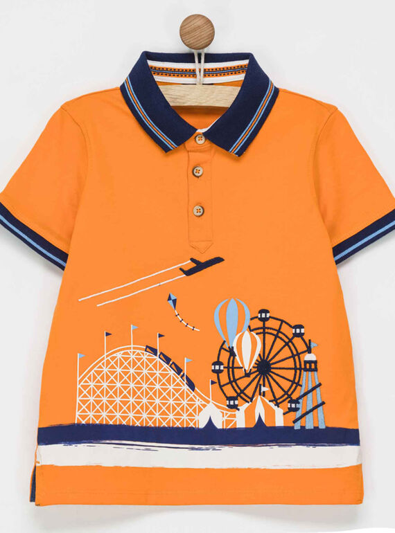 Orange Polo shirt NOFLAGE / 18E3PGJ2POLE400