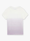 T-shirt tie and dye con motivi deserto FLAMIAGE / 23E3PGO2TMC001