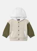 Felpa con cappuccio tricolore MAOCTAVE / 25E1BGO1GIL080