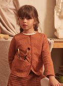 Cardigan marrone LIREVETTE / 24H2PFK2CAR809