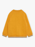 Cardigan giallo in tubique GICARDAGE / 23H3PG91GIL107