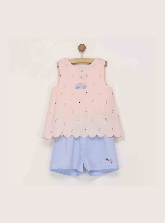 Salopette corta rosa ROLEDAETTE / 19E2PFD1SACD310