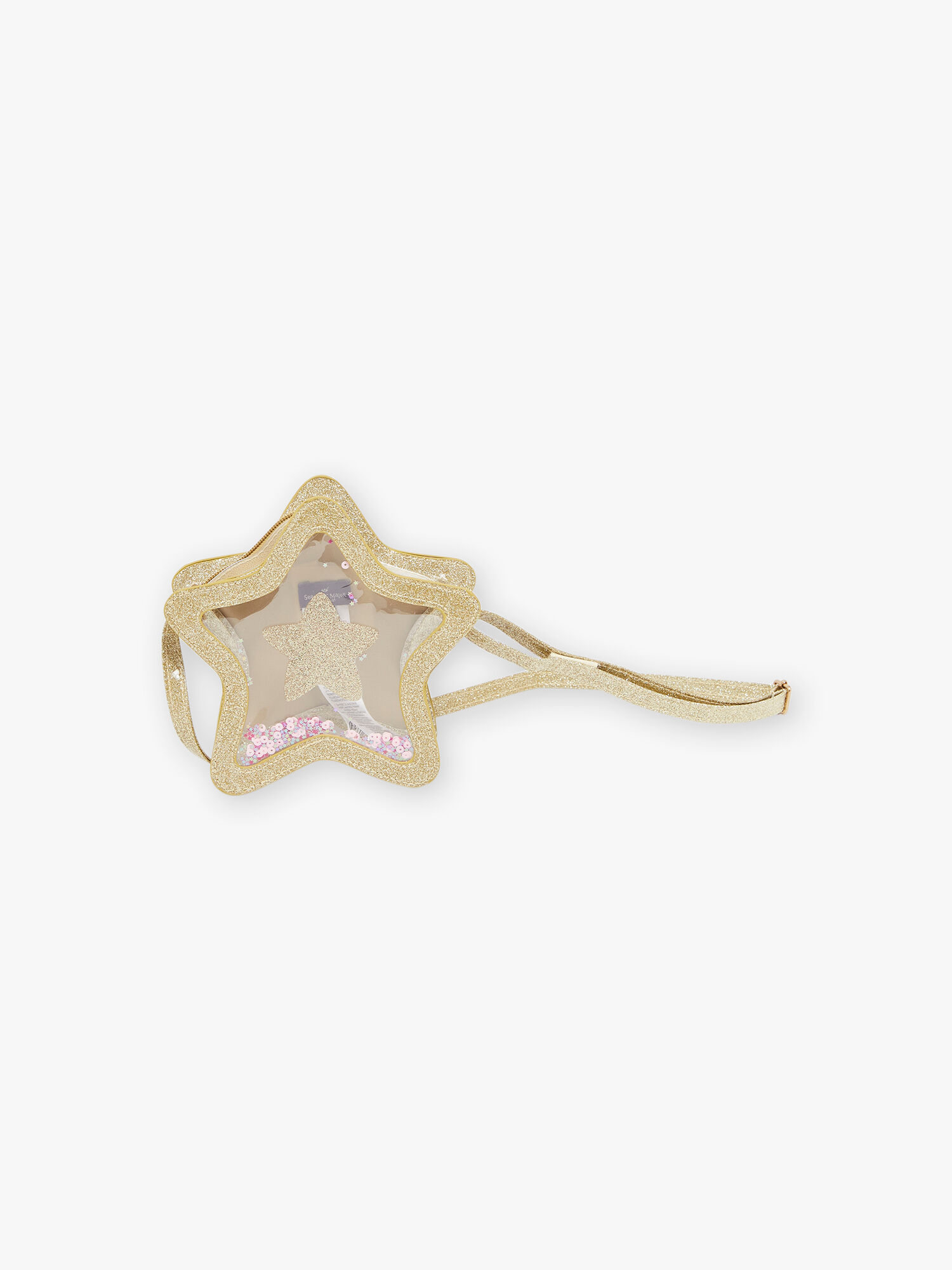 Borsa stella glitterata dorata Ragazza Sergent Major