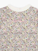 Top sportivo con stampa a fiori neonata CADORICE / 22E1BFB1JGHB112