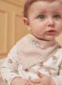 Set maglia, pantaloni e bandana color nocciola ed écru LOGAN / 24H0CG13ENS821