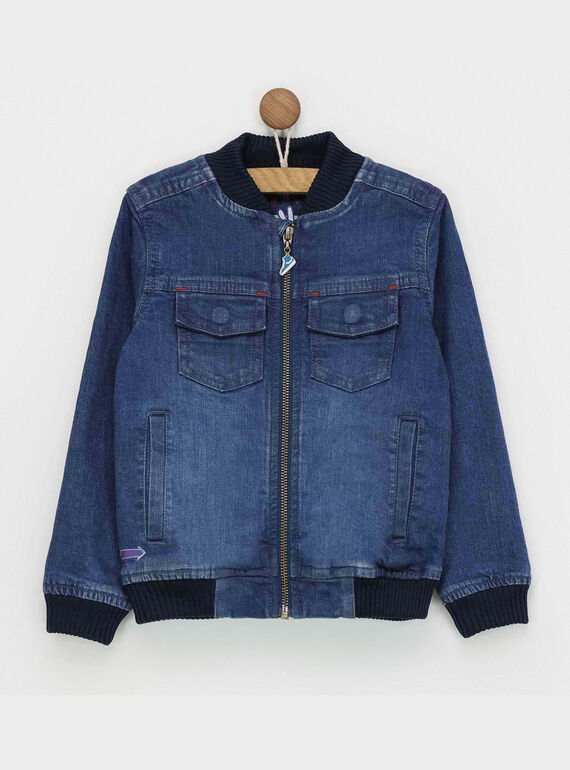Giubbotto blu jeans REDRAGE / 19E3PGC1BLO704