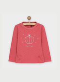 T-shirt maniche lunghe rosa RABUMETTE / 19E2PF42TML303