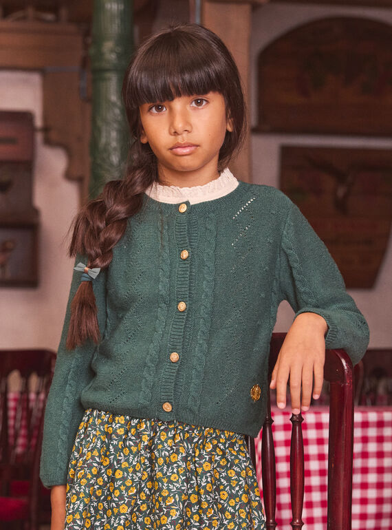 Green CARDIGAN LYCARETTE / 24H2PFO1CARG618