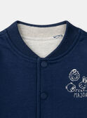 Cardigan double face blu ed écru LADRISTO / 24H1BGJ1GILC230