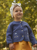 Cardigan navy in tubique GAELODIE / 23H1BF92CAR070