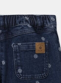Jeans a gamba ampia a fiori MEJEANETTE / 25E2PF81JEAK005