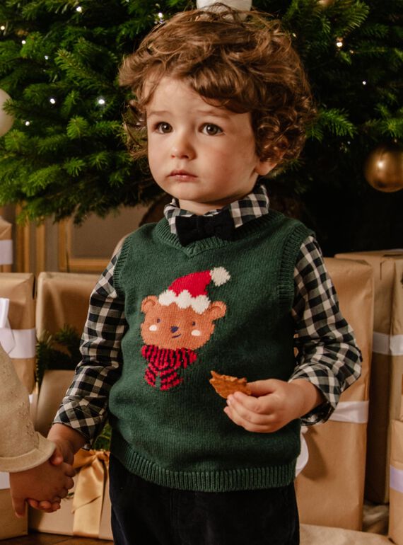 Gilet con stampa natalizia DAWILLIAM / 22H1BG61CSM060