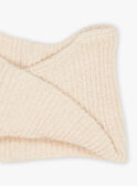 Scaldacollo beige in maglia FRASNOETTE / 23E4PF51SNO808