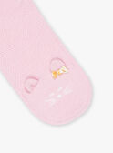 Sciarpa in maglia rosa antico con  orecchie 3D FIMARINE / 23E4BF51ECH030