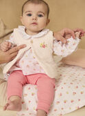 Set da giorno pantaloni + blusa body + cardigan senza maniche MONICA / 25E0CF21ENS000
