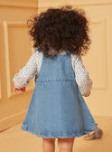 Set con body e scamiciato blu ed écru LACELIA / 24H1BFJ1ENS001