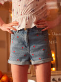 Shorts di jeans a cuoricini KLAKETTE / 24E2PFN1SHOP269