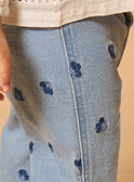 Pantaloni con ricamo a fiori MADIANE / 25E1BF81PANP272