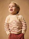 Maglione a righe con leone MAANTOINE / 25E1BG71PUL114