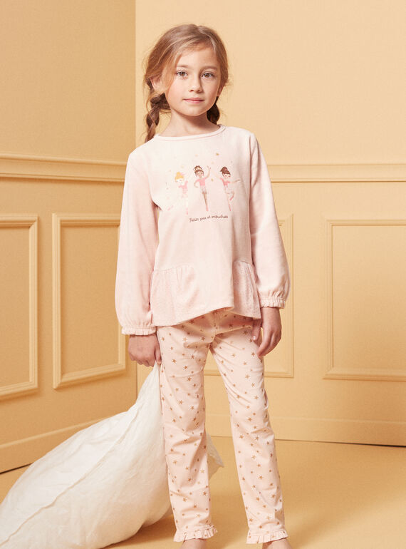 Pigiama Ballerine in ciniglia LUICLETTE / 24H5PF34PYJ311