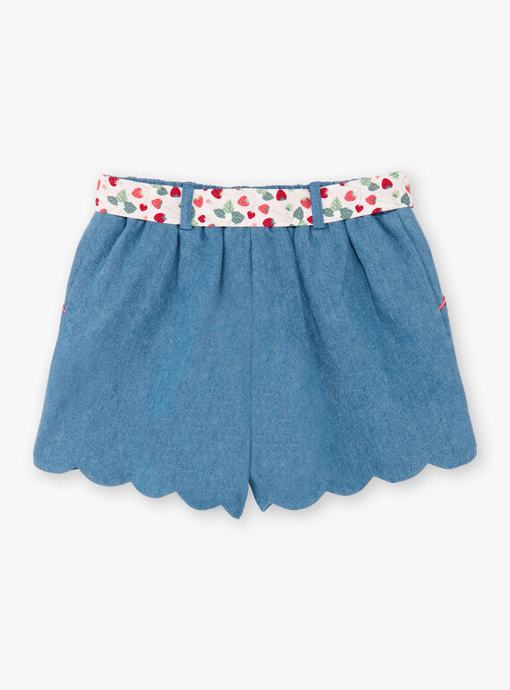 Shorts denim con cintura ZONORETTE / 21E2PFJ1SHOP269