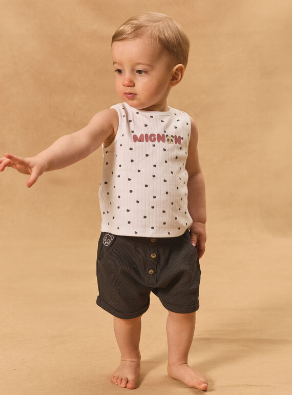 Set canotta e shorts panda MAYOURI / 25E1BGR1ENS009
