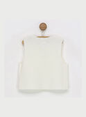 Gilet ecrù RABECKA / 19E1BF21CSM001