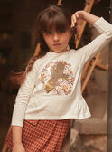 T-shirt a maniche lunghe con paillettes LILIBETTE / 24H2PFK2TML001