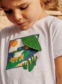 T-shirt ecrù a maniche corte FLEFROGAGE / 23E3PGS3TMC001