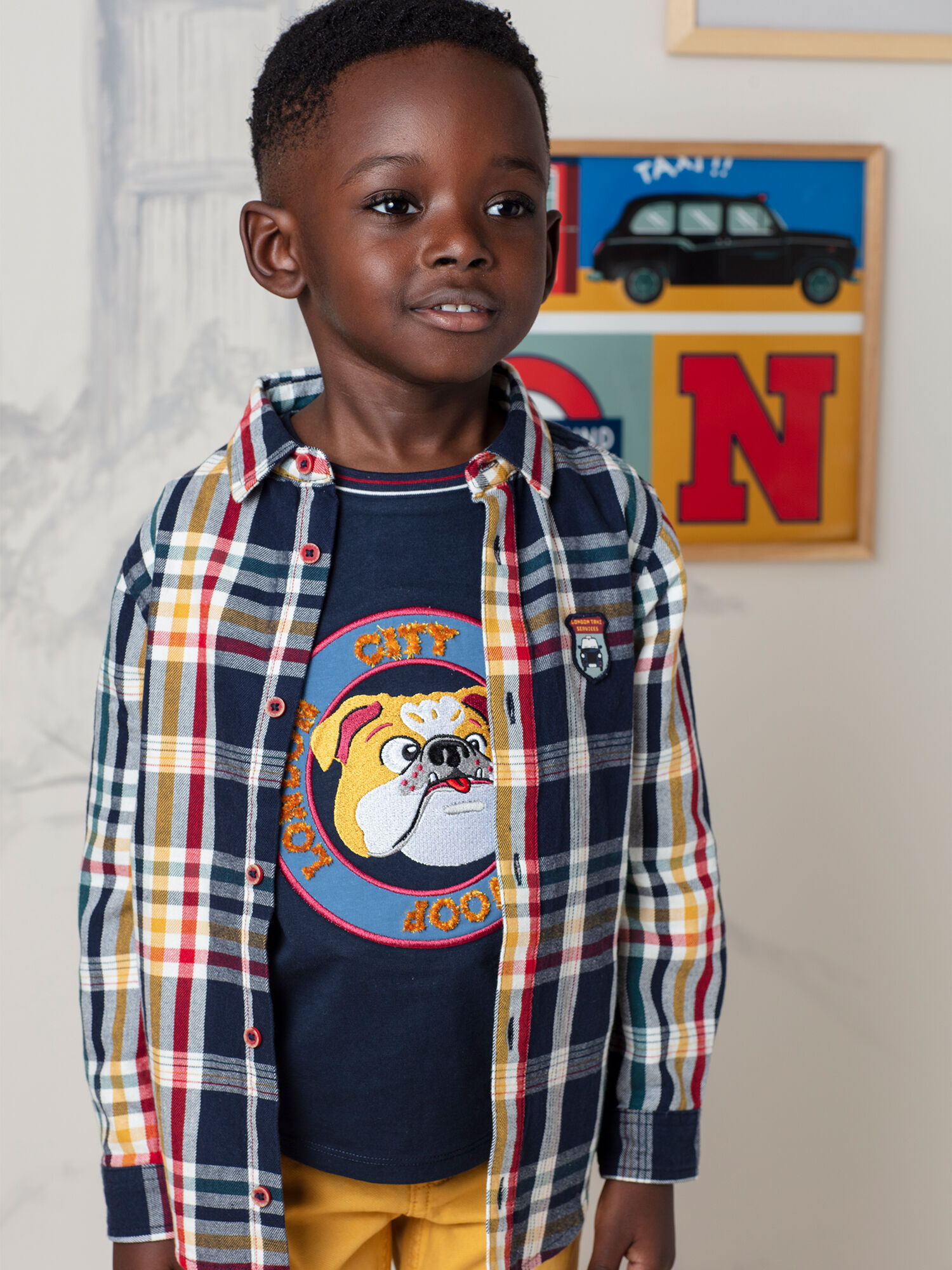 Camicia quadri bambino clearance