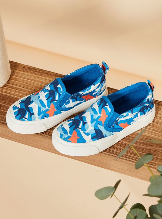 Slip-on blu con stampa paillettes FEVANAGE / 23N10PG31D16715