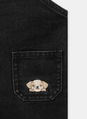 Salopette in denim nero LAFLAVIEN / 24H1BGK1SALK003