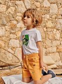 T-shirt ecrù a maniche corte FLEFROGAGE / 23E3PGS3TMC001