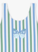 Costume intero double face ecrù con stampa a fiori FRYVERETTE / 23E4PFM2D4K001