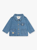 Giacca in denim blu neonato CAOSCAR / 22E1BGJ1GILP272
