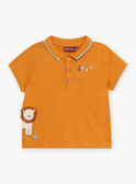 Polo in jersey gialla neonata CAKOBE / 22E1BG91POLB114