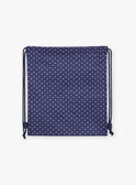 Zaino navy con pois bianchi FRYSAKETTE / 23E4PFL1BES070