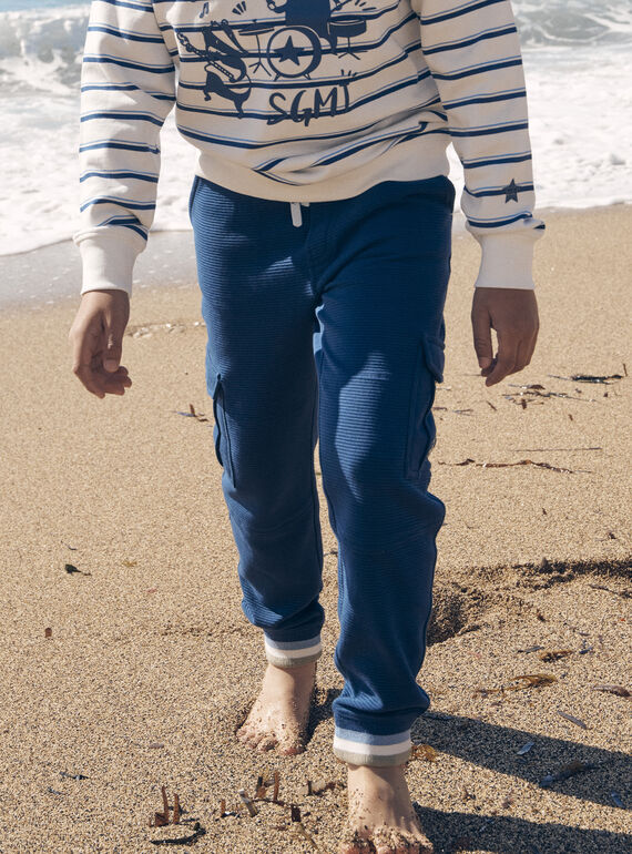 Pantaloni comfort blu LEJOGAGE / 24H3PGJ1CFPC230