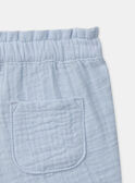 Shorts in doppia garza di cotone MAURA / 25E1BFQ1SHO706