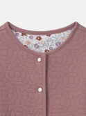 Cardigan double face a fiori e tinta unita MAVETTE / 25E2PF71CAR511