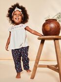 T-shirt in jersey con ricami a fiori FALESLI / 23E1BFC1TEE001