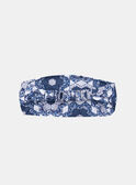Fascia blu e bianco con stampa a fiori LACHLOE / 24H4BFJ1BAN001