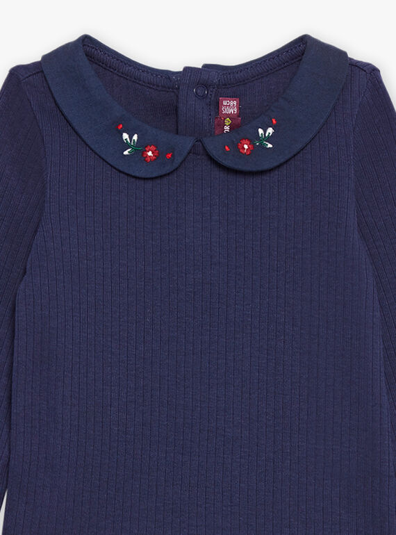 Body navy con colletto Peter Pan DAOLLY / 22H1BFX1BOD070