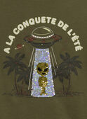 T-shirt extraterrestre MLEOVNAGE / 25E3PGO3TMC604