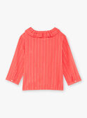 Camicia rosa collo con volant bambina TAYEGETTE / 20E2PFZ2CHEF503