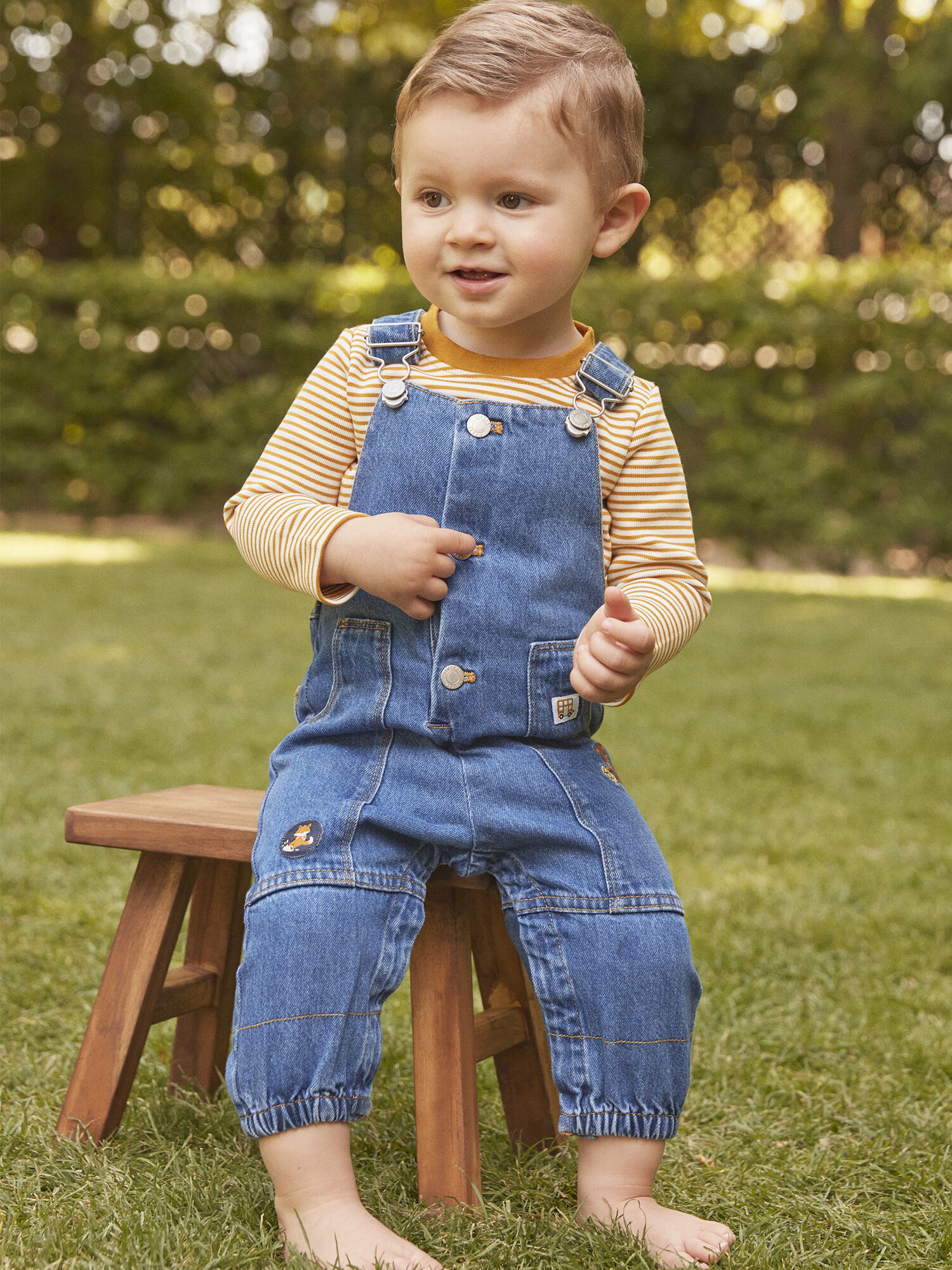 Salopette bambino jeans sale