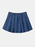Gonna in denim blu a pieghe LEJUPETTE / 24H2PFJ1JUPP272