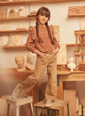 Pantaloni ampi con ricami  LIPAETTE / 24H2PFK2PAN803