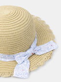 Cappello in paglia con stampa floreale KAPETULA / 24E4BFN1CHA009